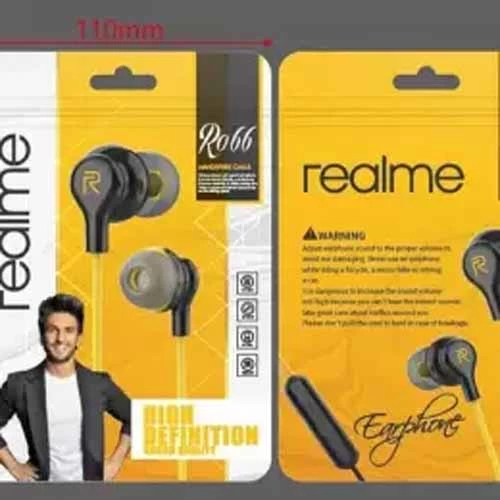 REALME RO66 Wired Mobile Realme R66 Earphone