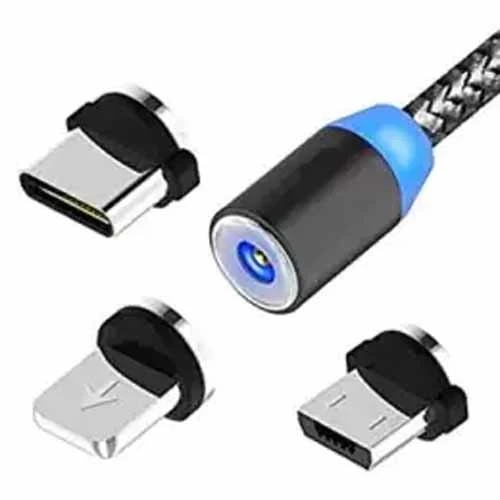 Magnetic cable 360 / magnetic charging cable / charging cable / x cable / metal magnetic cable