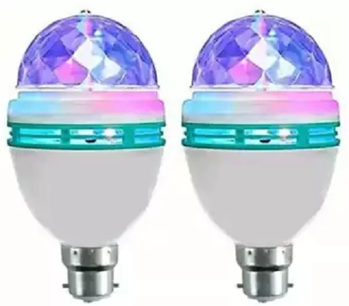 360 Degree Rotating LED Bulb Magic Disco Light for Party or Home