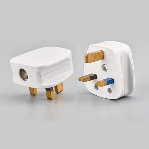 High Quality 3 Pin Household Plug Fused 13A Flat