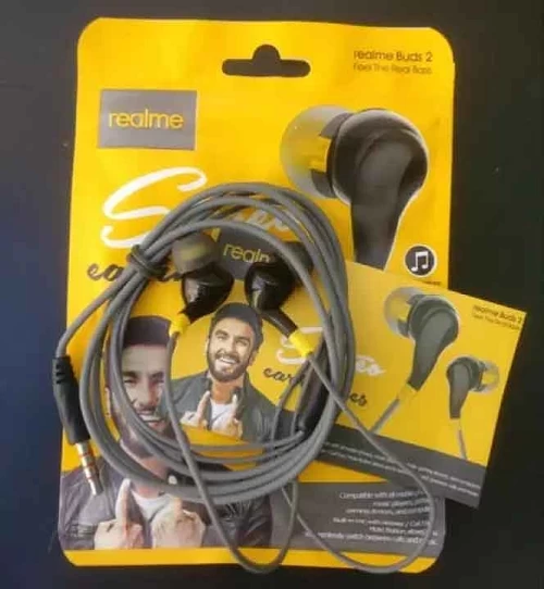 Realme Earphone With Mic Ear Buds 2 with Mobile stand free