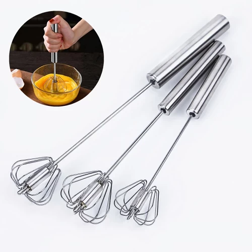 Stainless Steel Hand Egg Mixer Beater Kitchen Cooking Tool,Stainless Steel Whisk,Food Mixer 7 Inch