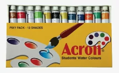 Acron Students Water Colour Pixy Pack 12x5 ml Tubes