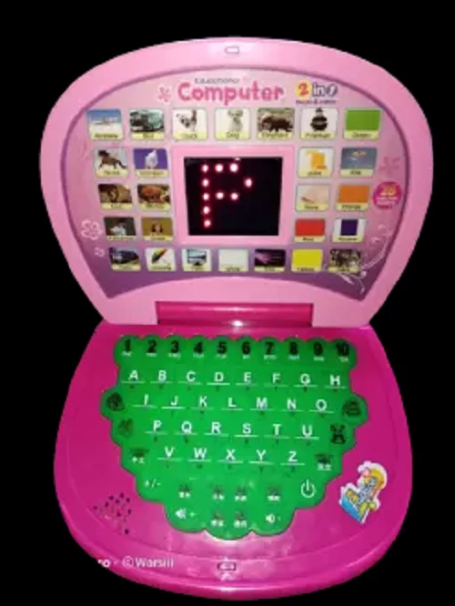 Kids Laptop with LED Display and Music-Educational Computer and Learning ABCD, Words & Number