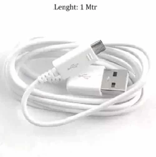 Charging Cable- USB Cable - (White)
