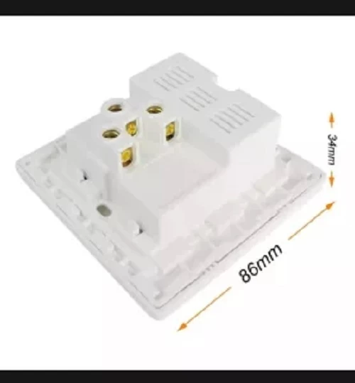 One Gang Switch Socket, Wall Electrical Power Multifunction 8 Pin single gang Switch Socket
