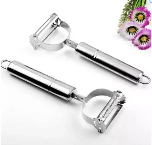 Stainless Steel Double Side Multi-functional Vegetable Peeler Cutter Kitchen Tool