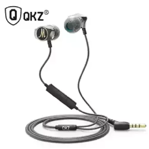 QKZ DM7 Zinc Alloy In Ear HiFi Earphone Stereo Bass Headset