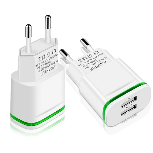 Mobile Adapter 2.1A/5V Dual Port (Only Adapter)