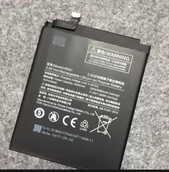 Xiaomi mi 5x mi a1 \ redmi note 5a pro এর জন্য xiaomi bn31 ব্যাটারি