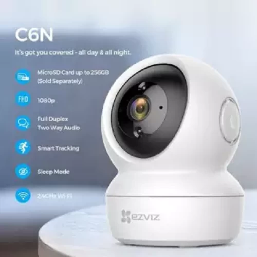 EZVIZ C6N 1080p 360° with Smart IR,Wifi 2.4G,Smart Tracking,Two way talk, Auto Motion Tracking WiFi Security Camera