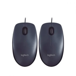 Logitech M90 PC / Mac / Laptop - Black USB Mouse