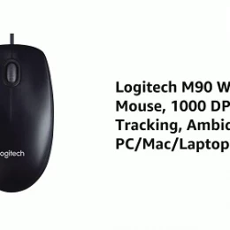 Logitech M90 Optical PC / Mac / Laptop - Black USB Mouse