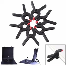 Photography Background Clips For Backdrop Stand - 6Pcs