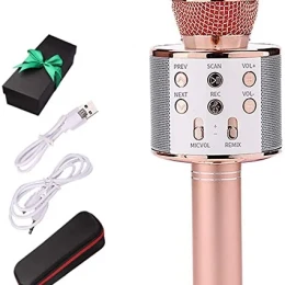 Wireless   Bluetooth Karaoke Microphone ws 858, 3-in-1