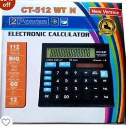 CT-512 Large Display Calculator - Black
