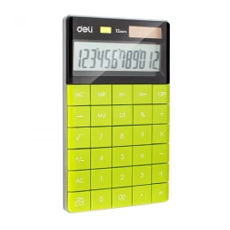 High Quality Stylish Deli Calculator Solar 12 digit Calculator 1589