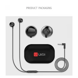 UiiSii HM12 Gaming Headset On-Ear Deep Bass Good Treble Earphone - black - Blue