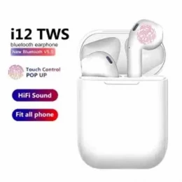 i12 Tws Wireless Bluetooth 5.0 Stereo Earphone Touch Control Headphones