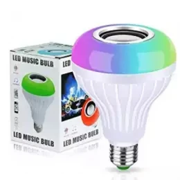 Smart Led Remote Control Bluetooth Speaker Music Bulb - AC, RGB remote control Bluetooth music bulb lamp, Led Music Bulb With Bluetooth Speaker