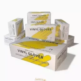 Vinyl Hand Gloves One time Gloves Powder Free - Best Quality 100 pcs