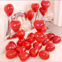 Heart shape Love balloon Red colour 20pc