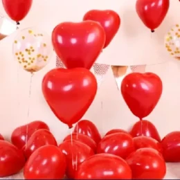 Heart shape Love balloon Red colour 20pc