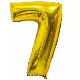 Aluminum Foil Number Banner Balloons for Party Supplies, Seminar, Birthday Decorations ( 1 Piece)