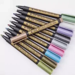 Metalic color pen 10 color & 10 pcs