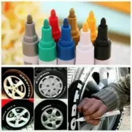 TOYO Paint Permanent Marker for Any Hard Surface (White/Golden/Silver/Pink/Green/Red/Black)
