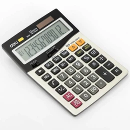 Deli E1629 Tax calculetor dark gray 12 digit