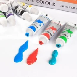 Acrylic color 6ml , 12 tube / color