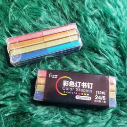 Color Staples ( Four color - 24/6) - 1 Pack