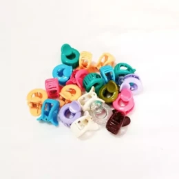 Mixed Color Plastic Hair Band Hair Clip For Women 4 pieces