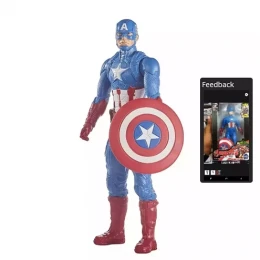Marvel Action Super Hero Captain America The Fast Avengers Toy for kid 10''