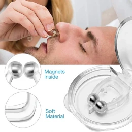 Silicone Magnetic Anti Snore Nose Clip
