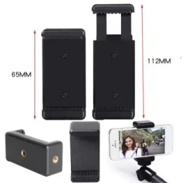 Travel Tripod with Phone Tripod Mount Adapter for Smartphone