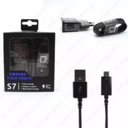 Samsung Fast Charger Wall Charger Kit Adaptive Fast Charge Samsung Galaxy S7 / S7 Edge / S6 / S6 Plus / Note5/4 /S4/S3, USB 2.0 Fast Wall Charger Adapter and Micro USB Cable