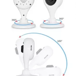 360-degree tracking network wifi home 1080P hd camera baby monitor night vision version small water droplets smart surveillance camera