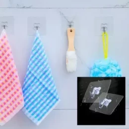 10 PCS Wall Hanger Clothes Hook Waterproof Sticky Hook