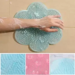 Silicone Bath Foot Massage Mat Multicolor