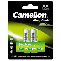 Camelion  Rechargable battery 2500mah AA NI-MH 2pc