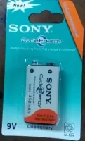 Sony 9V 450mAh Rechargeable Battery