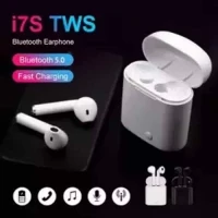 i7s TWS Wireless Bluetooth AirPods - White color