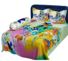 New Collection Cotton Bed Sheet With 2 Pillow Covers