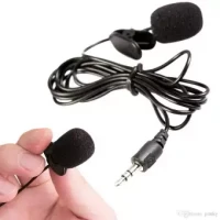Microphone Tie Clip-on Lapel Mic for Mobile Phone 3.5mm Jack