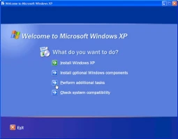 Microsoft windows XP installation DVD