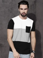 Men’s Stylish Design Half Sleeve Cotton Premium T-shirt HB-007