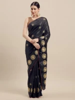 Printed Silk Saree With Blouse Piece For Women hb-20