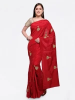 Printed Silk Saree With Blouse Piece For Women hb-22